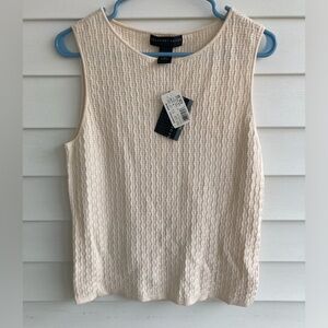 New Silk Vanilla Textured Women Top Size XL